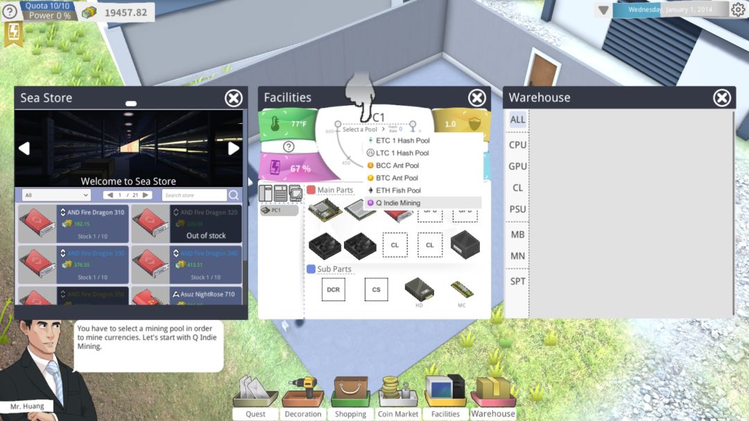 Bitcoin Tycoon - Mining Simulation Game游戏截图