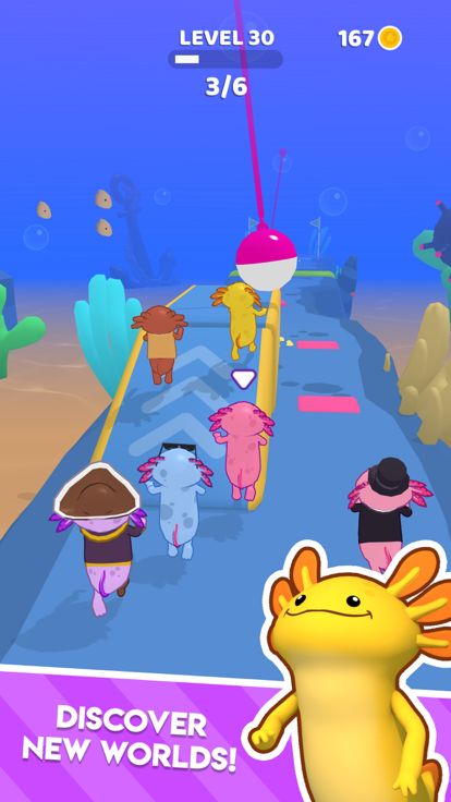 Axolotl Stars游戏截图