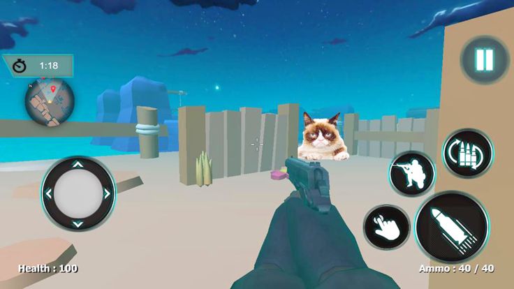 恐怖模因射击生存游戏截图