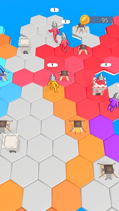 Hexagon Wars 3D游戏截图