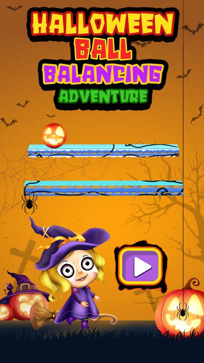 万圣节球平衡器游戏截图