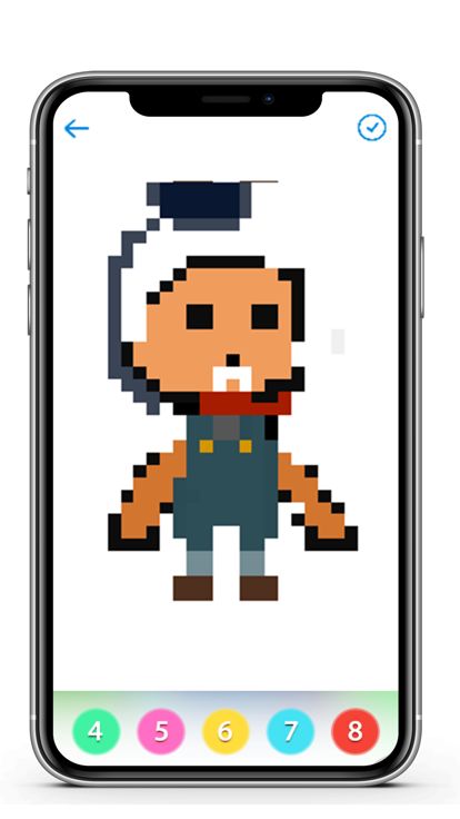 Toca Life Coloring Number游戏截图