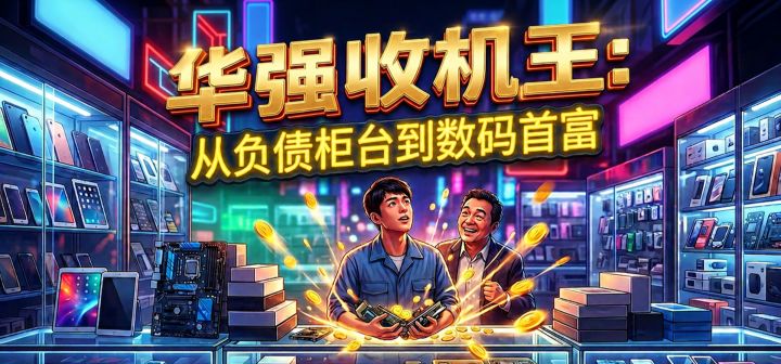 华强收机王：从负债柜台到数码首富 封面