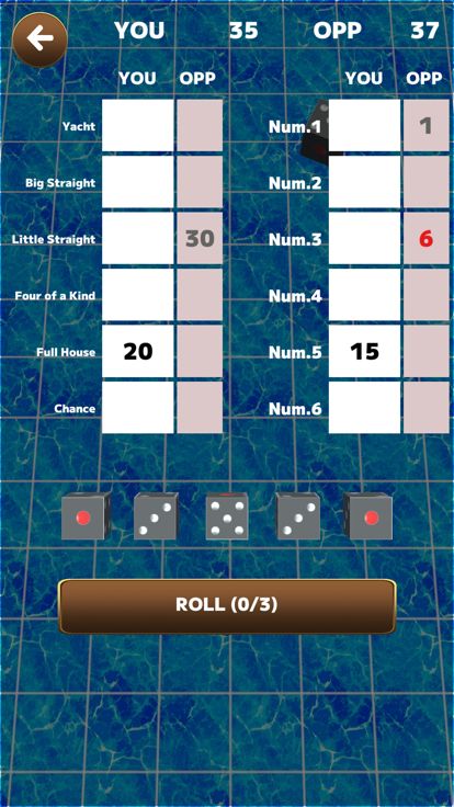 yacht : Dice Game游戏截图
