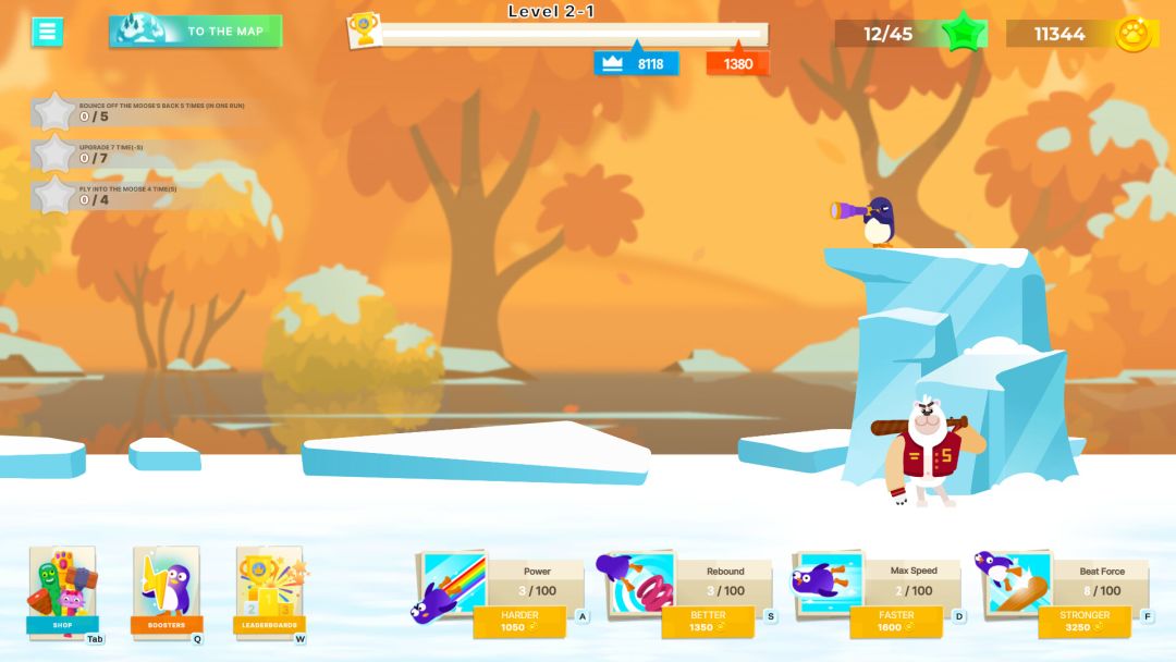 Bouncemasters 2: Pengu Throw游戏截图