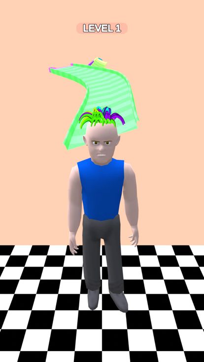 Colorful Hair 3D游戏截图