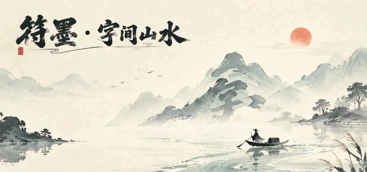 符墨-字间山水