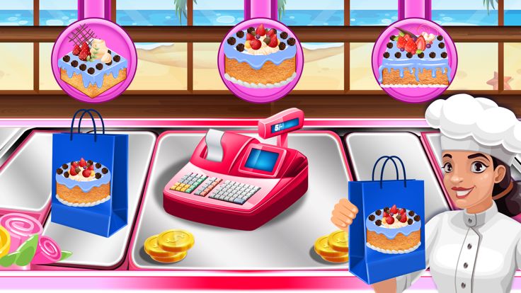 甜蛋糕甜点店游戏截图