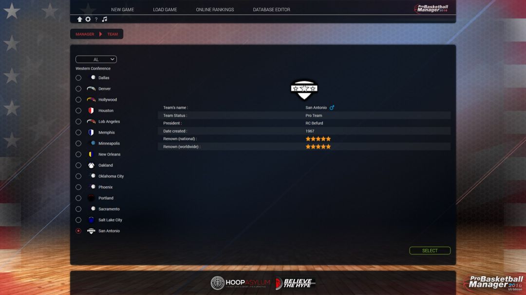 Pro Basketball Manager 2016 - US Edition游戏截图