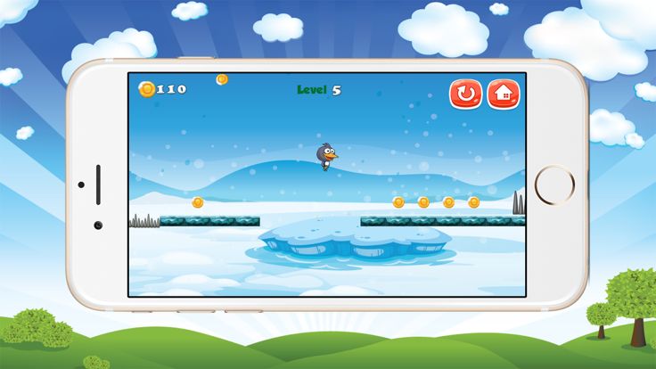 Super Penguin Run - Fun Platformer Game游戏截图