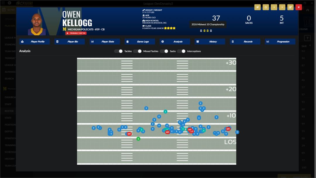 Draft Day Sports: College Football 2023游戏截图