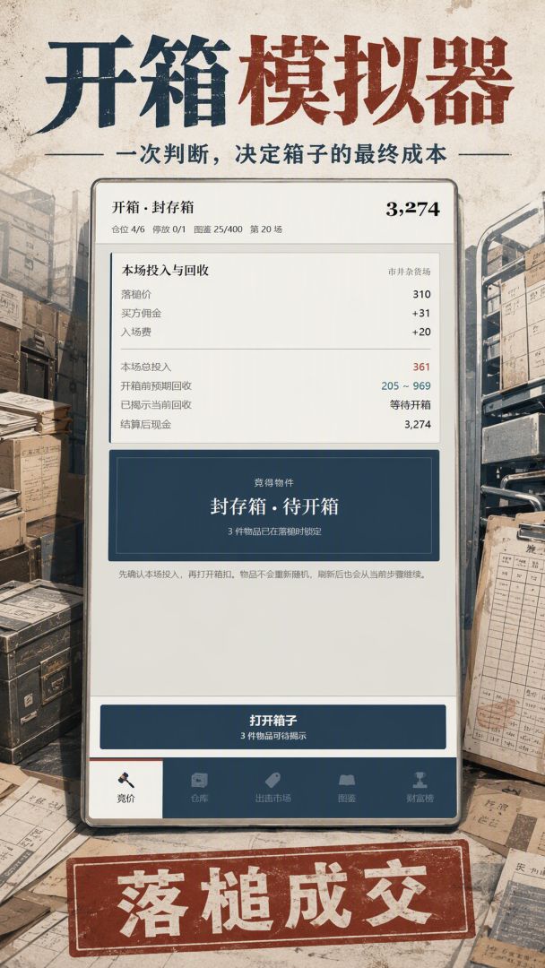 开箱模拟器游戏截图