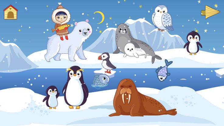 Toddler animal puzzle games!游戏截图