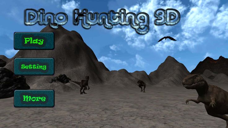 Dino Hunting Sniper 3D游戏截图