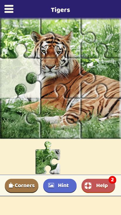 Tiger Love Puzzle游戏截图