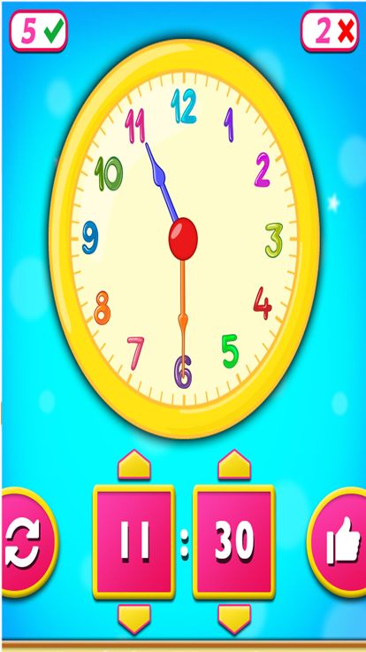 Time Telling Quiz Puzzle游戏截图