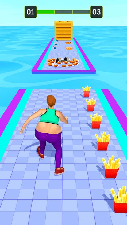Run & Get Fat or Flex Six Pack游戏截图