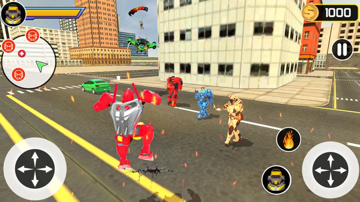 Jet Robot Transform Car Flying游戏截图