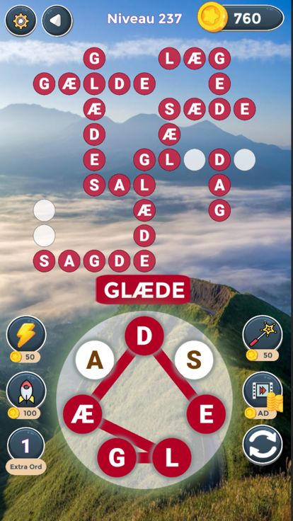 Ord Finde - Ord Spil Ord Kryds游戏截图