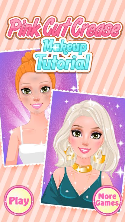 化妆游戏个性眼妆教程  - 好玩的单机女生游戏游戏截图