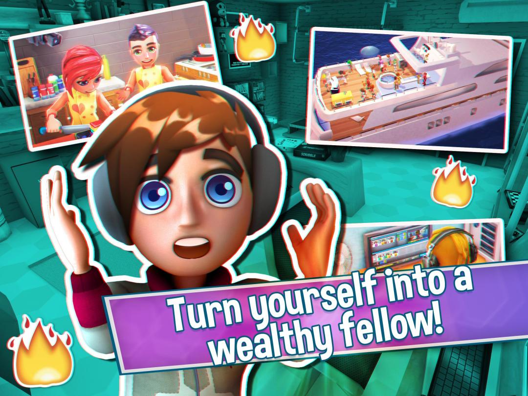 Youtubers Life：游戏频道 - 疯狂传播！游戏截图