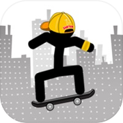 滑板火柴人-跳跃英雄达人icon