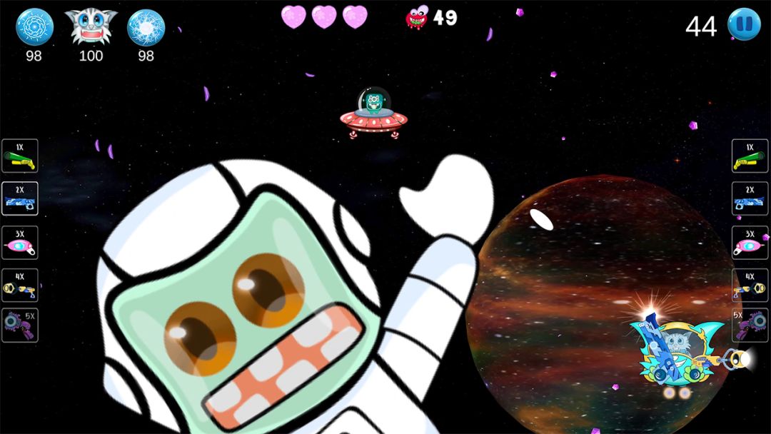 恶魔攻击太空冒险游戏截图