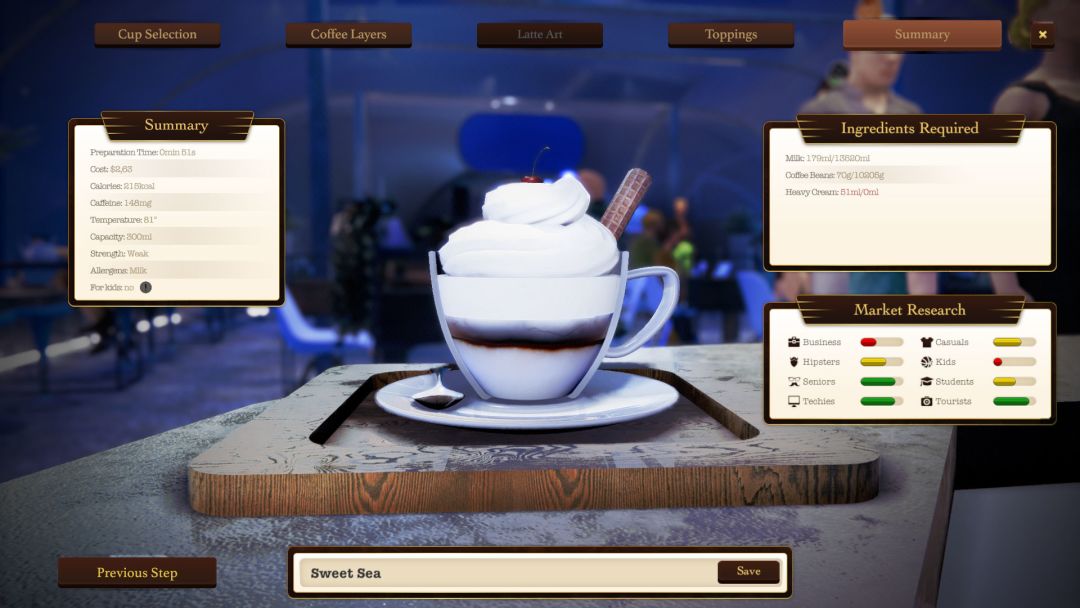 Espresso Tycoon Prologue: Underwater游戏截图