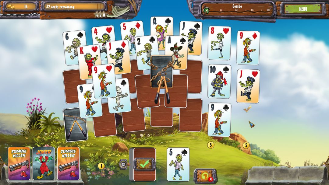 Zombie Solitaire 2 Chapter 2游戏截图