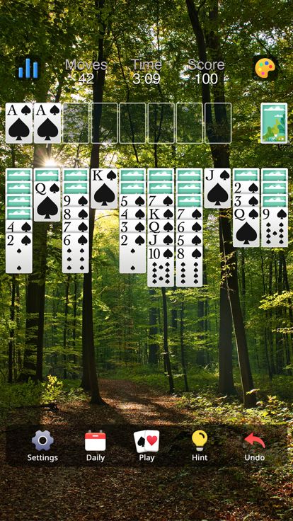 Spider Solitaire: Classic Card游戏截图