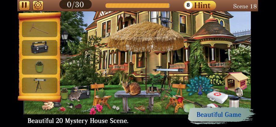 隐藏物品: Mystery House游戏截图