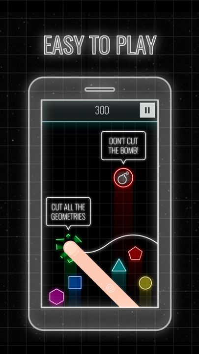Geometry Cut游戏截图