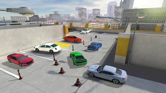 竞赛车驾驶模拟器- 城市驾驶测试 3D游戏截图