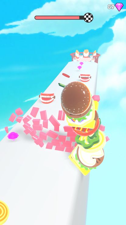 Hamburger Runner游戏截图