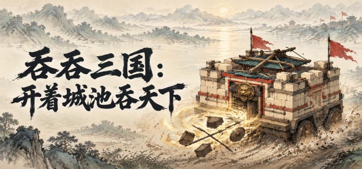 吞吞三国:开着城池吞天下 封面