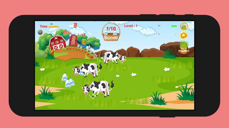 Farm Animal Chicken Cow游戏截图