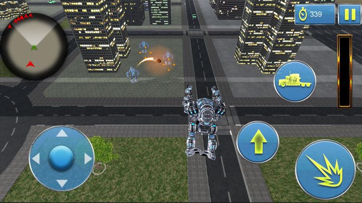 机器人汽车战争变形战斗游戏截图