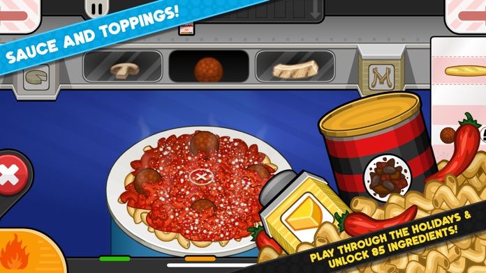 Papa's Pastaria To Go!游戏截图
