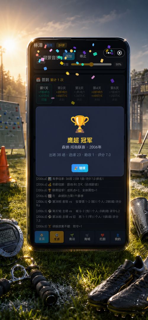 足球生涯：冠军之路游戏截图