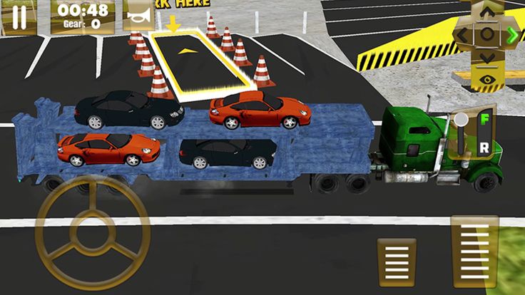 Euro Truck Real Cargo Parking游戏截图