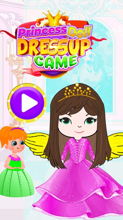 甜美公主娃娃装扮游戏截图