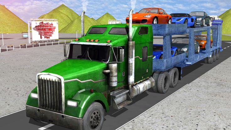 Euro Truck Real Cargo Parking游戏截图