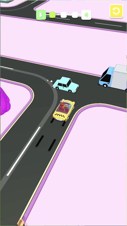 Taxi Driver 3D: One way游戏截图