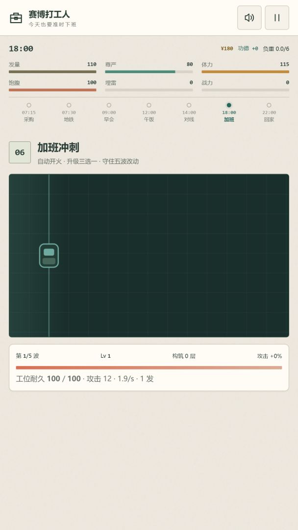 赛博打工人游戏截图