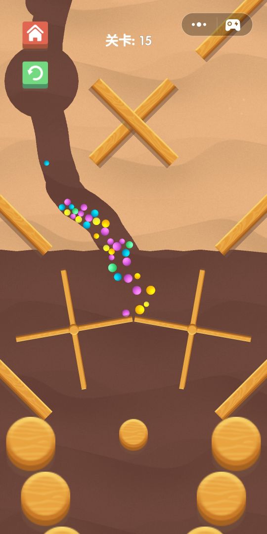 模拟球球汽车收集游戏截图