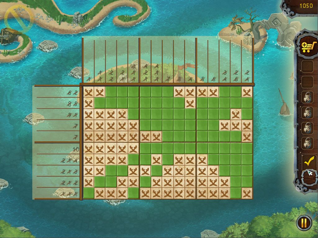 Fill and Cross Pirate Riddles游戏截图