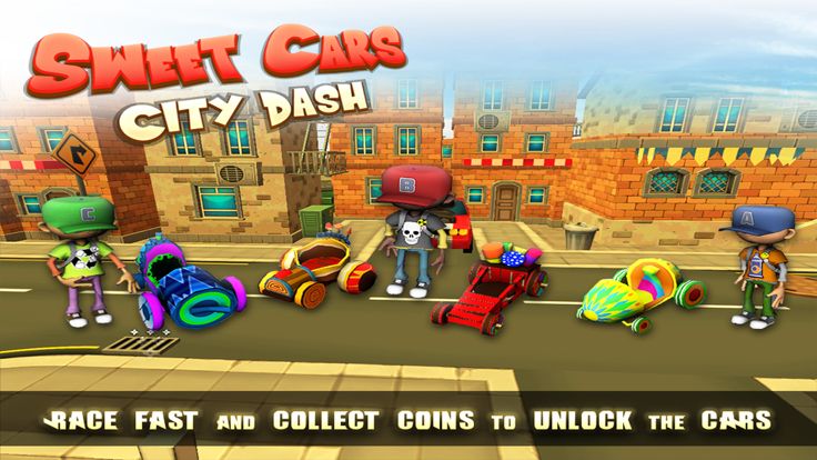 Sweet Cars City Dash游戏截图