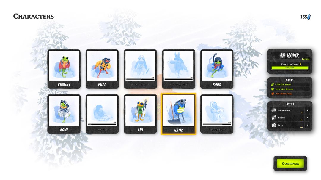 蛙穿雪境游戏截图