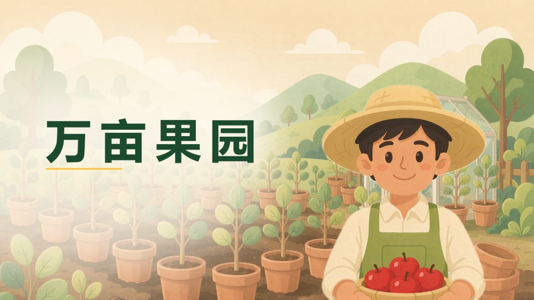 万亩果园