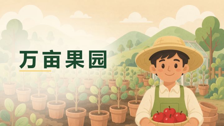 万亩果园 封面